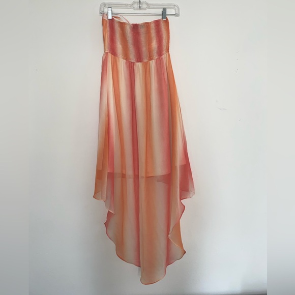 Addie High-Low Strapless Dress - Picture 2 of 3